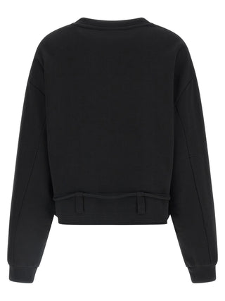 Dries Van Noten Black Cotton Sweatshirt