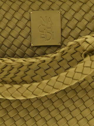 NAGHEDI Bicolor Nylon Handbag