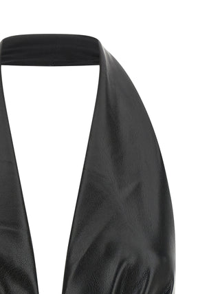 The Andamane Black Polyester Bodysuit