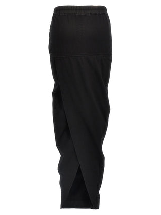 DRKSHDW Black Cotton Mini Skirt