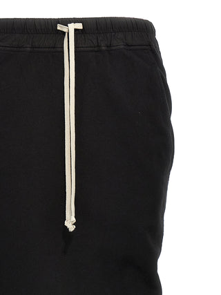 DRKSHDW Black Cotton Mini Skirt
