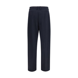 The Latest Blue Polyester Dress Pants