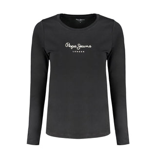 Pepe Jeans Black Cotton Women's T-Shirt