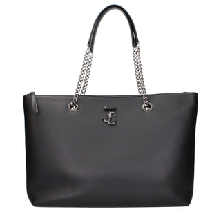 Jimmy Choo Black Leather Shoulder Bag