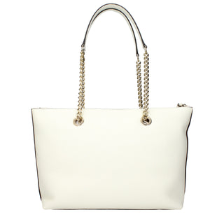 Jimmy Choo White Leather Shoulder Bag