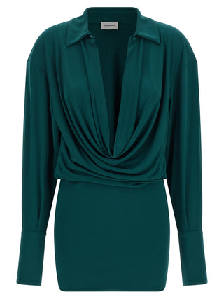 The Andamane Bicolor Polyester Short Dress