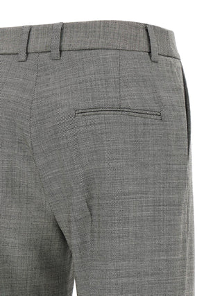 Alberto Biani Gray Wool Flared Pants
