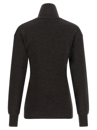 Lemaire Brown Wool Cardigan
