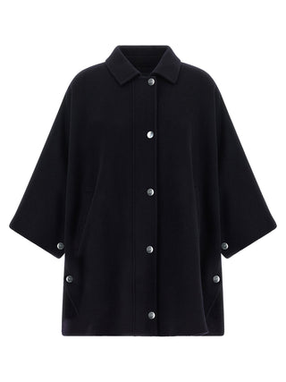 PINKO Blue Wool Coat