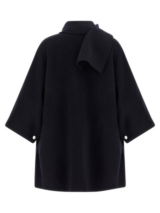 PINKO Blue Wool Coat