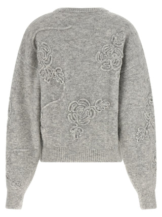 ROTATE BIRGER CHRISTENSEN Gray Wool Cardigan