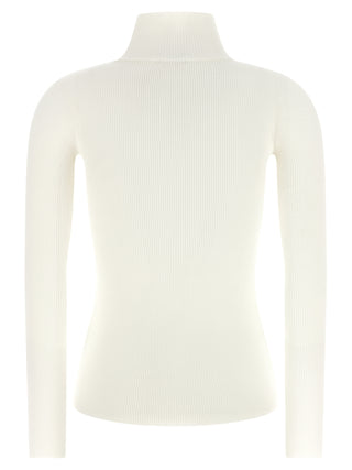 Elisabetta Franchi White Lycra Cardigan