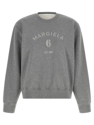 MM6 Maison Margiela Gray Cotton Sweatshirt