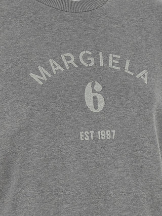 MM6 Maison Margiela Gray Cotton Sweatshirt