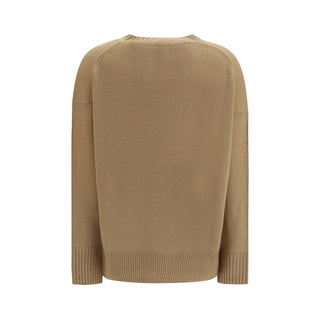 Allude Beige Cashmere Sweatshirt