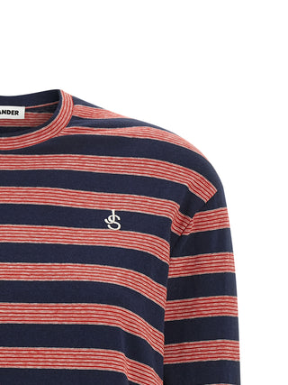 Jil Sander Multicolor Cotton Long Sleeve T-Shirt