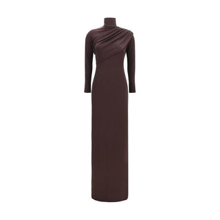 Courrèges Brown Viscose Casual Dress