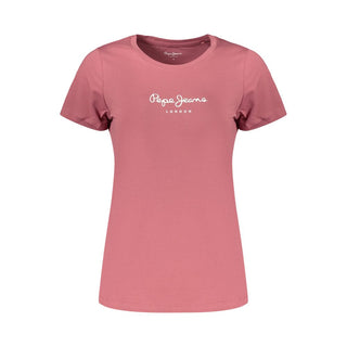 Pepe Jeans Pink Cotton Women's T-Shirt
