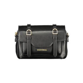Mario Valentino Black Polyurethane Women's Bag