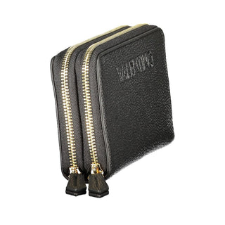 Mario Valentino Black Polyurethane Women's Wallet