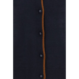 Max Mara Blue Silk Cardigan