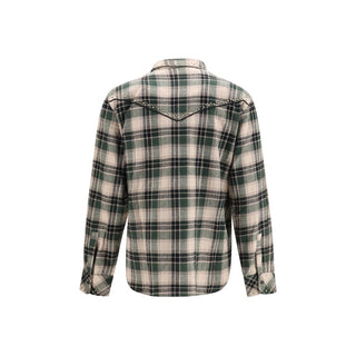 P.A.R.O.S.H. Bicolor Cotton Pattern Shirt