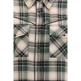P.A.R.O.S.H. Bicolor Cotton Pattern Shirt