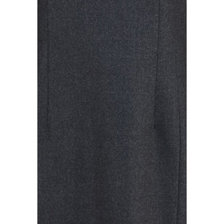 P.A.R.O.S.H. Gray Wool Oves Aries Casual Dress