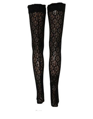 Dries Van Noten Violet Floral Fishnet Tights Stockings Pantyhose Socks