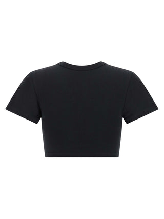 The Attico Black Cotton T-Shirt
