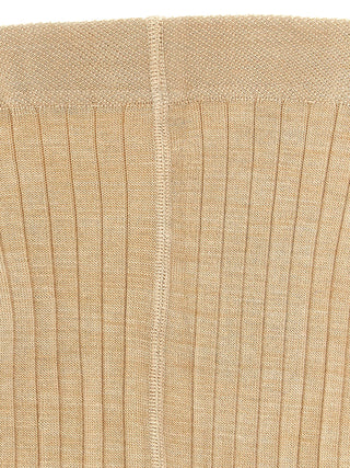 Jil Sander Beige Wool Socks