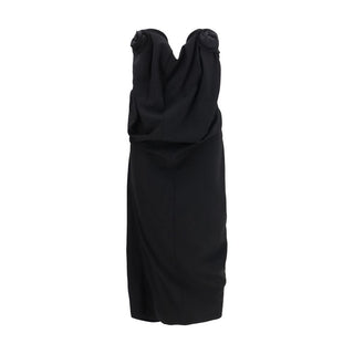 Magda Butrym Black Wool Oves Aries Cocktail Dress