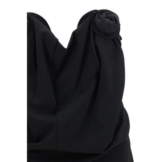 Magda Butrym Black Wool Oves Aries Cocktail Dress