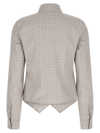 Maison Margiela Beige Cotton Blouse