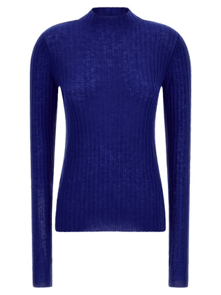PINKO Blue Wool Cardigan