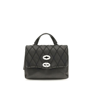 Zanellato Black Calf Leather Bos Taurus Handbag