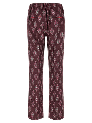 F.R.S. - FOR RESTLESS SLEEPERS Multicolor Silk Casual Pants