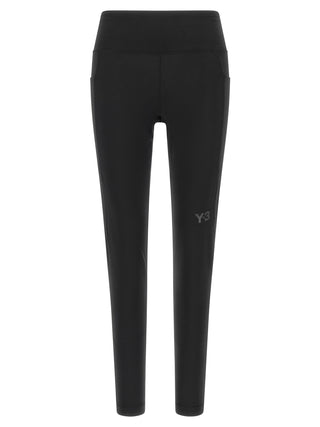 Y-3 Black Recycled Polyester Leggings