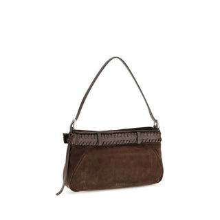 Staud Brown Lamb Ovis Aries Shoulder Bag