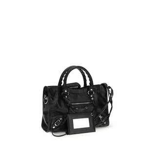 Balenciaga Black Lamb Ovis Aries Shoulder Bag
