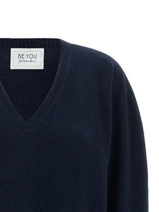 BE YOU Blue Cashmere Cardigan