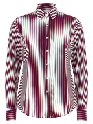XACUS Bordeaux Polyamide Blouse