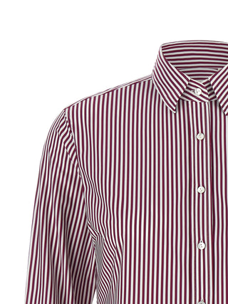 XACUS Bordeaux Polyamide Blouse