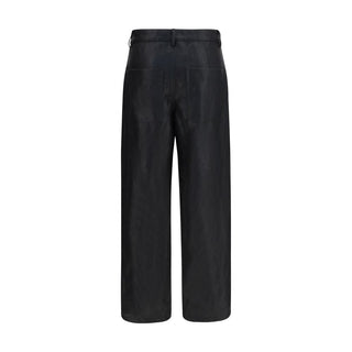 Kristina Ti Black Polyester Casual Pants