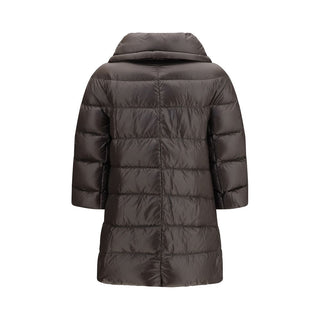 Herno Gray Polyester Full-Length Jacket
