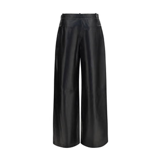 Arma Black Leather Pants
