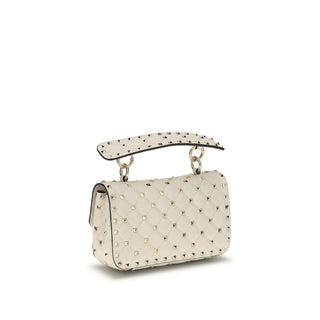 Valentino Garavani Beige Calf Leather Bos Taurus Handbag
