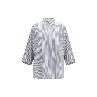 'S Max Mara Blue Cotton Shirt