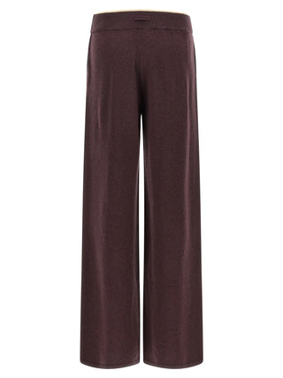 PINKO Purple Wool Casual Pants