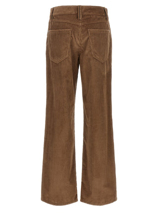 Brunello Cucinelli Brown Cotton Casual Pants